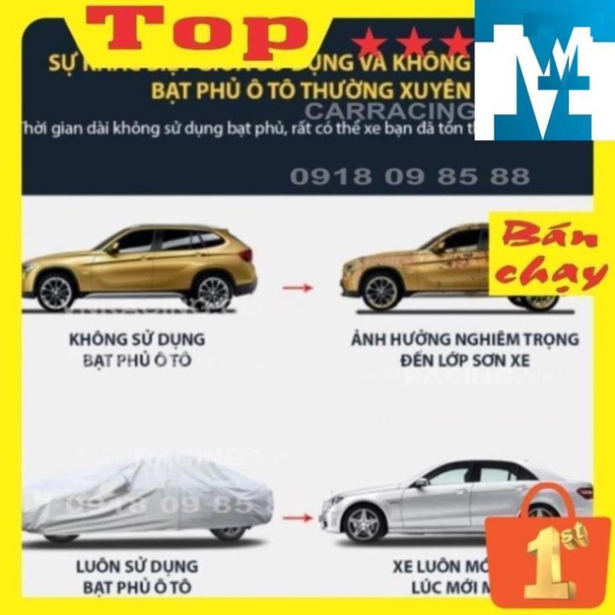 Bạt phủ toàn xe 3 lớp chống xước, chống nắng, chống cháy cho ô tô