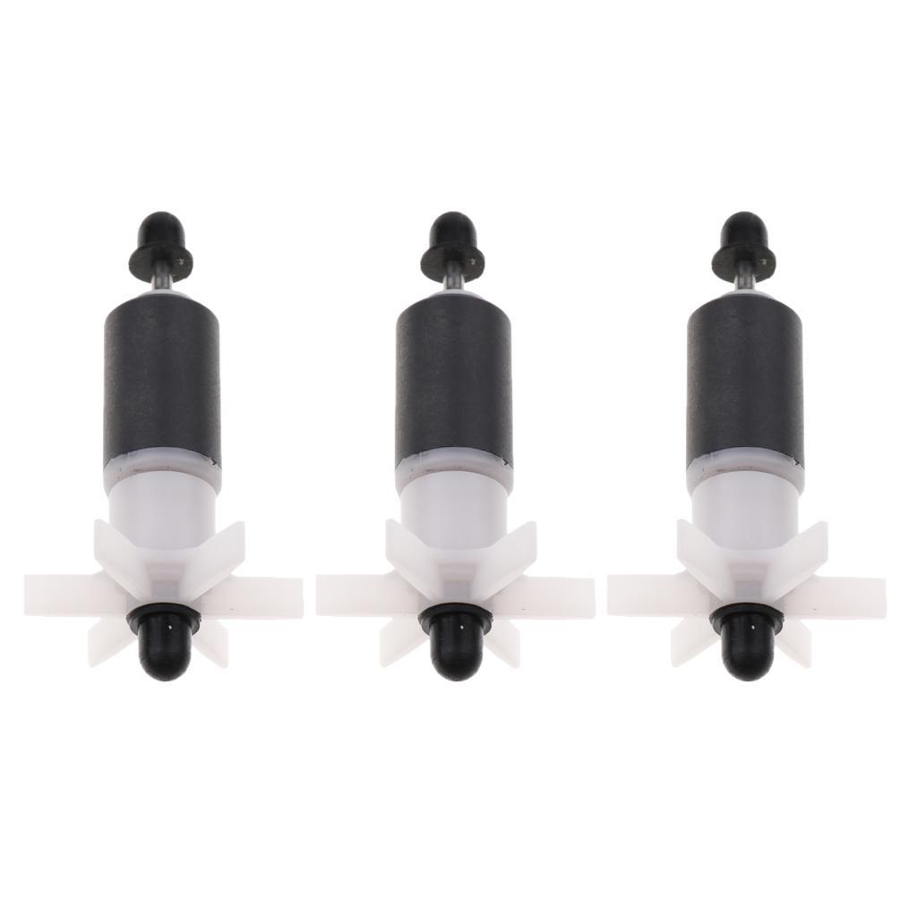 3 Pack Aquarium Canister Filter Rotor Filter Replacement Impeller for Pond Pump