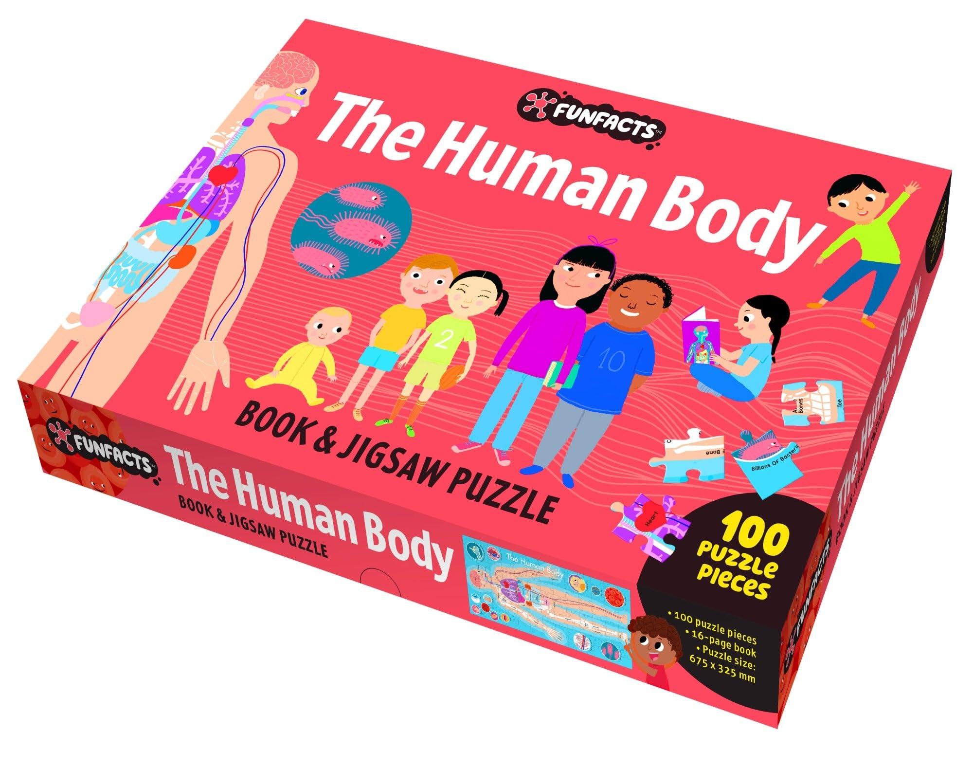 Book &amp; Jigsaw - Fun Facts - The Human Body