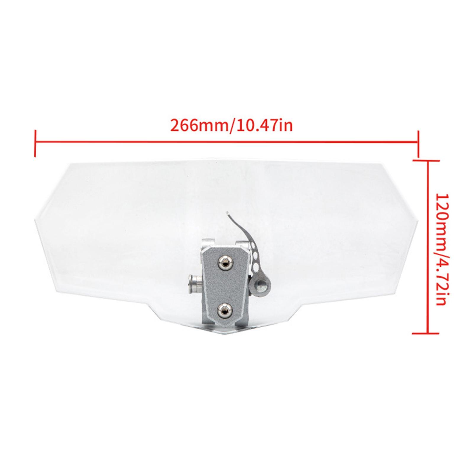 Motorcycle Windshield Durable Windproof for Cycling Motorcycle Fittings