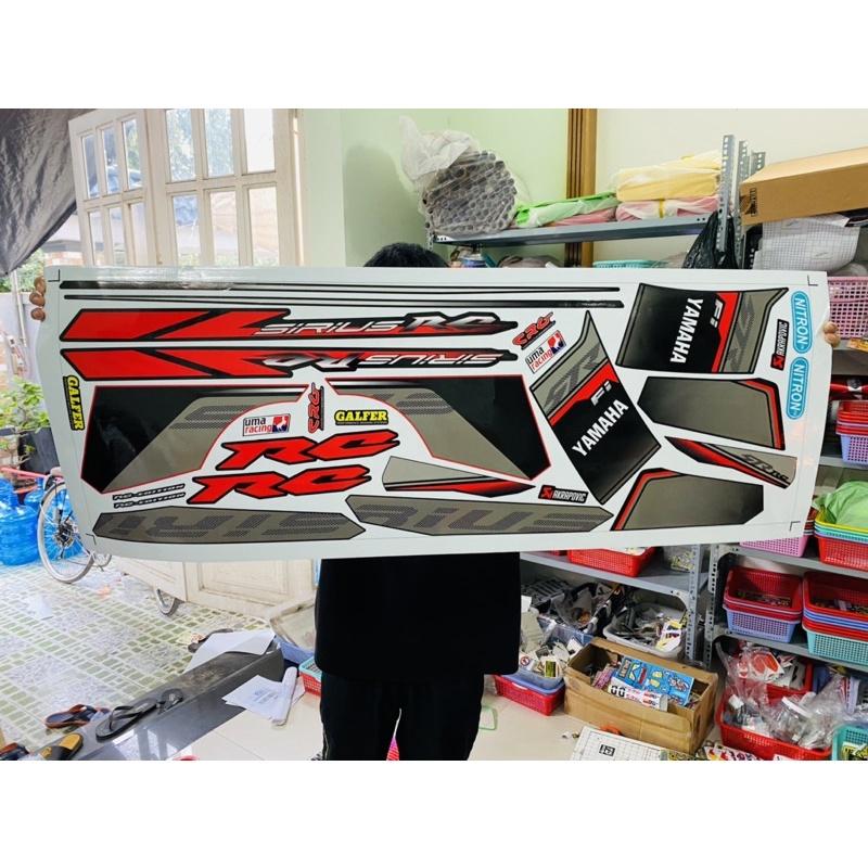 Tem rời xe Sirius fi mẫu zin đỏ đen