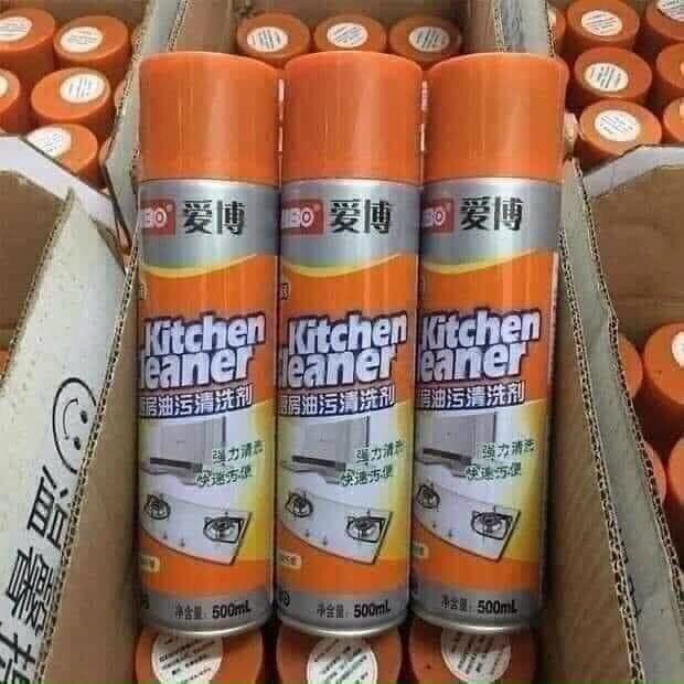 Chai xịt bọt tuyết tẩy rửa siêu sạch kitchen cleaner nhà bếp 500ml