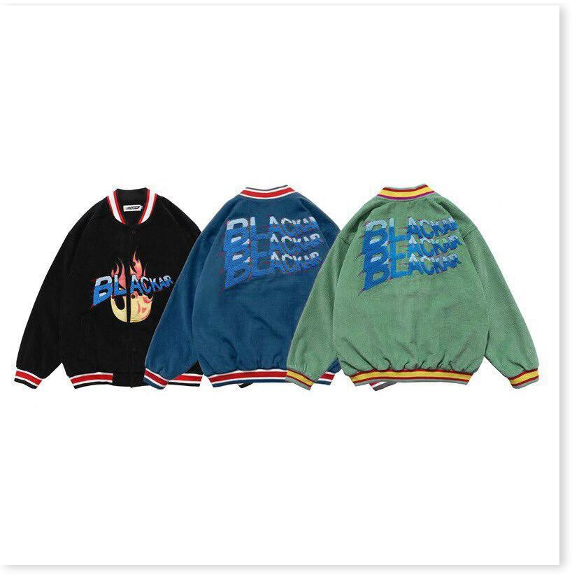 ÁO KHOÁC NHUNG BOMBER UNISEX