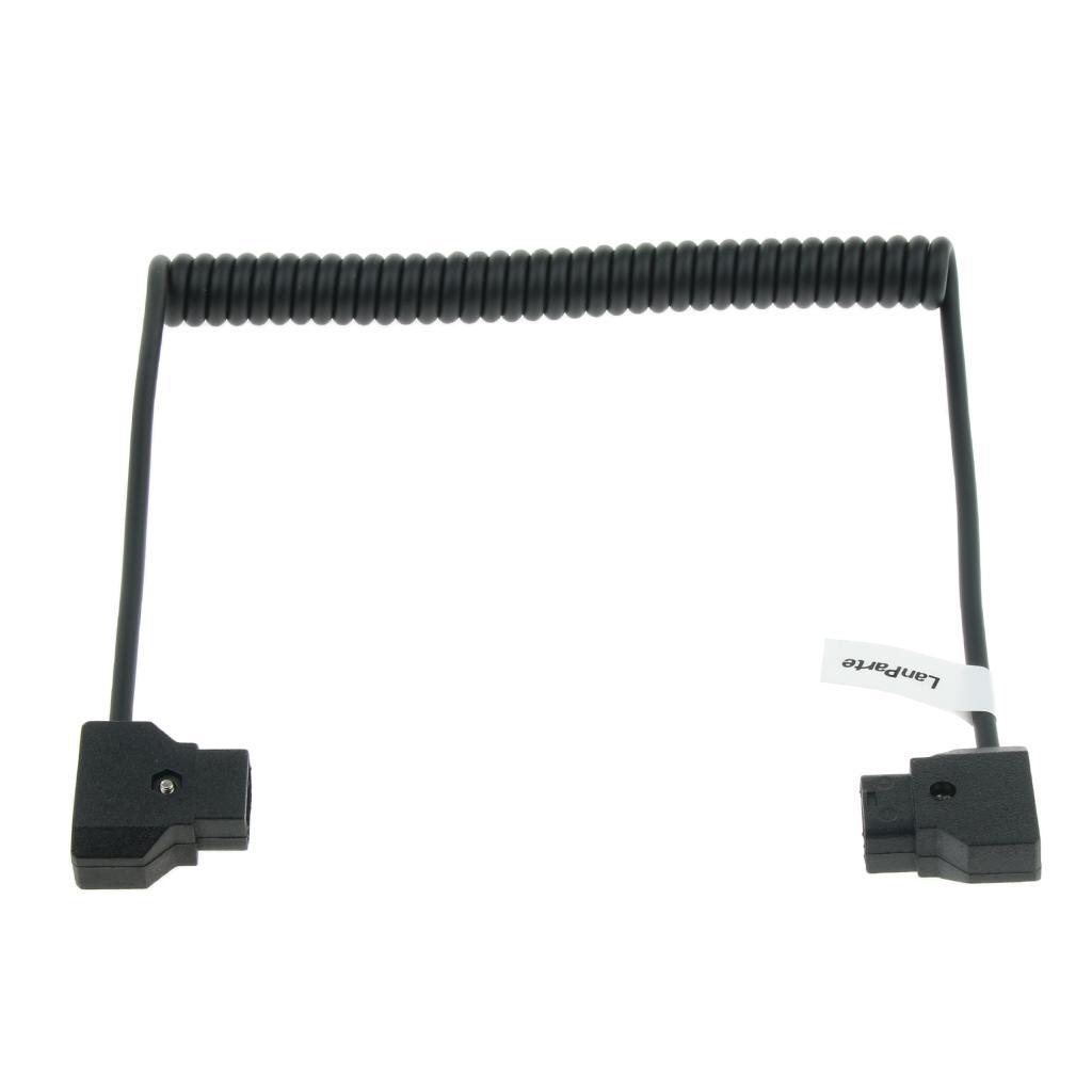 D-Tap Stretch Spring Cable for DSLR Rig/Anton Bauer Battery D-tap 2Pin Male