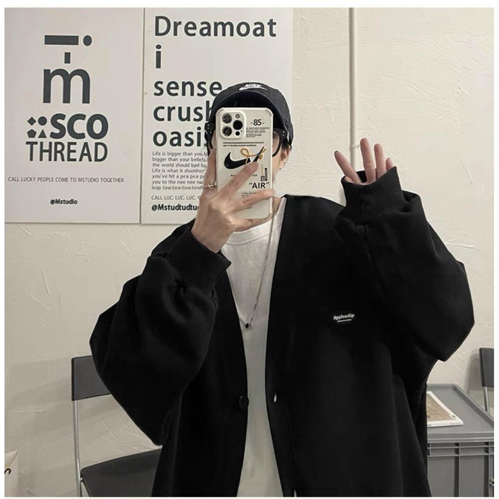 Áo Khoác Cardigan Unisex Dáng Rộng Cực Hot Cho Giới Trẻ Gồm 3 Màu