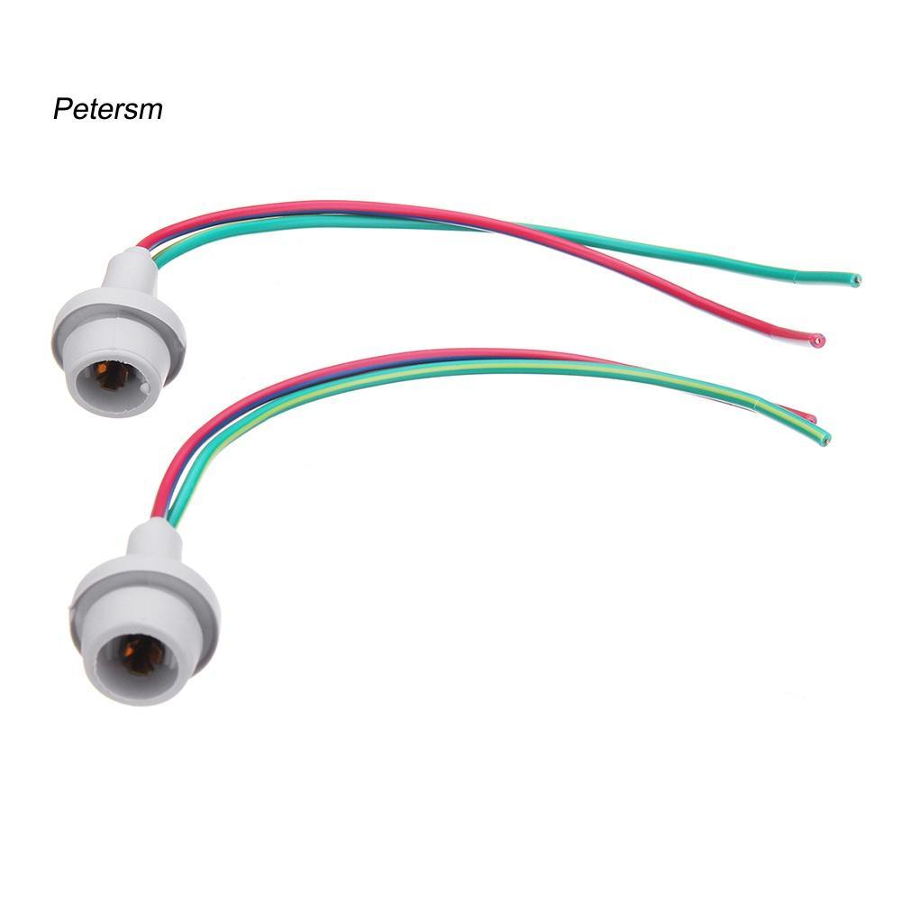 Set 2 Đuôi Đèn Đỗ Xe W5W T10 Bằng Cao Su Chuyên Dụng Cho Xe Hơi / Xe