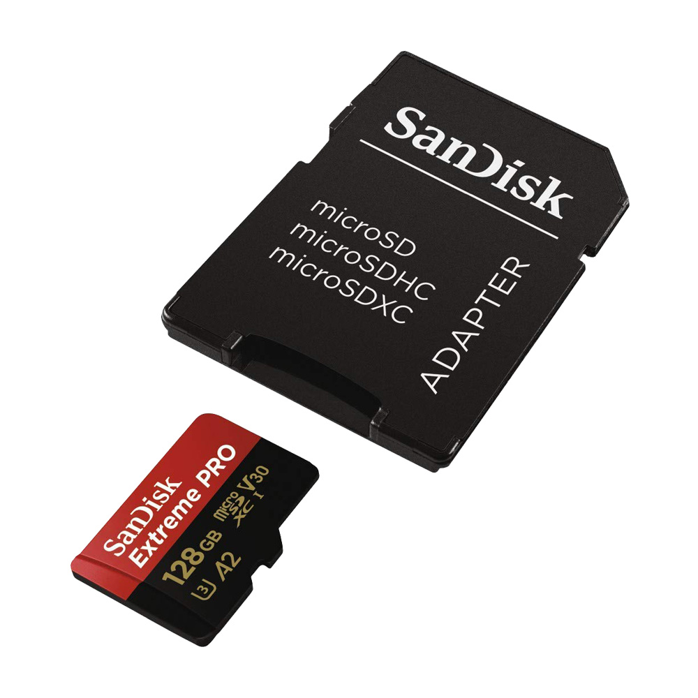 Thẻ nhớ MicroSDXC SanDisk Extreme PRO A2 - 128GB V30 U3 Class 10 UHS-I 170MB/s (SDSQXCY-128G-GN6MA) - Hàng Chính Hãng