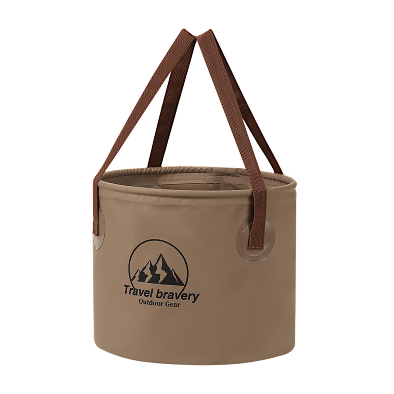 Collapsible Bucket Portable Fishing Bucket for Camping Car Washing Gardening