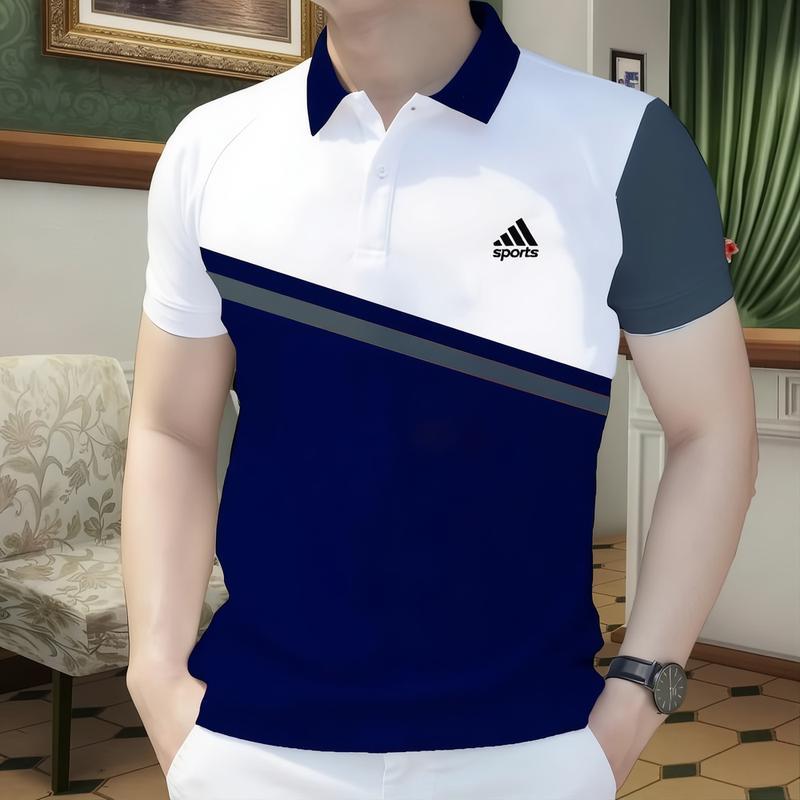 Áo Thun Polo  Nam, Chất Liệu Cao Cấp, Áo Polo  Thời Trang Menswear Có Cổ Shirt - Màu Xanh navy, Màu Xanh navy