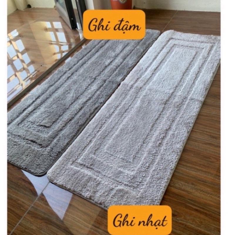 Thảm chùi chân lông cừu 1m2 siêu thấm, chống trượt nhập khẩu cao cấp