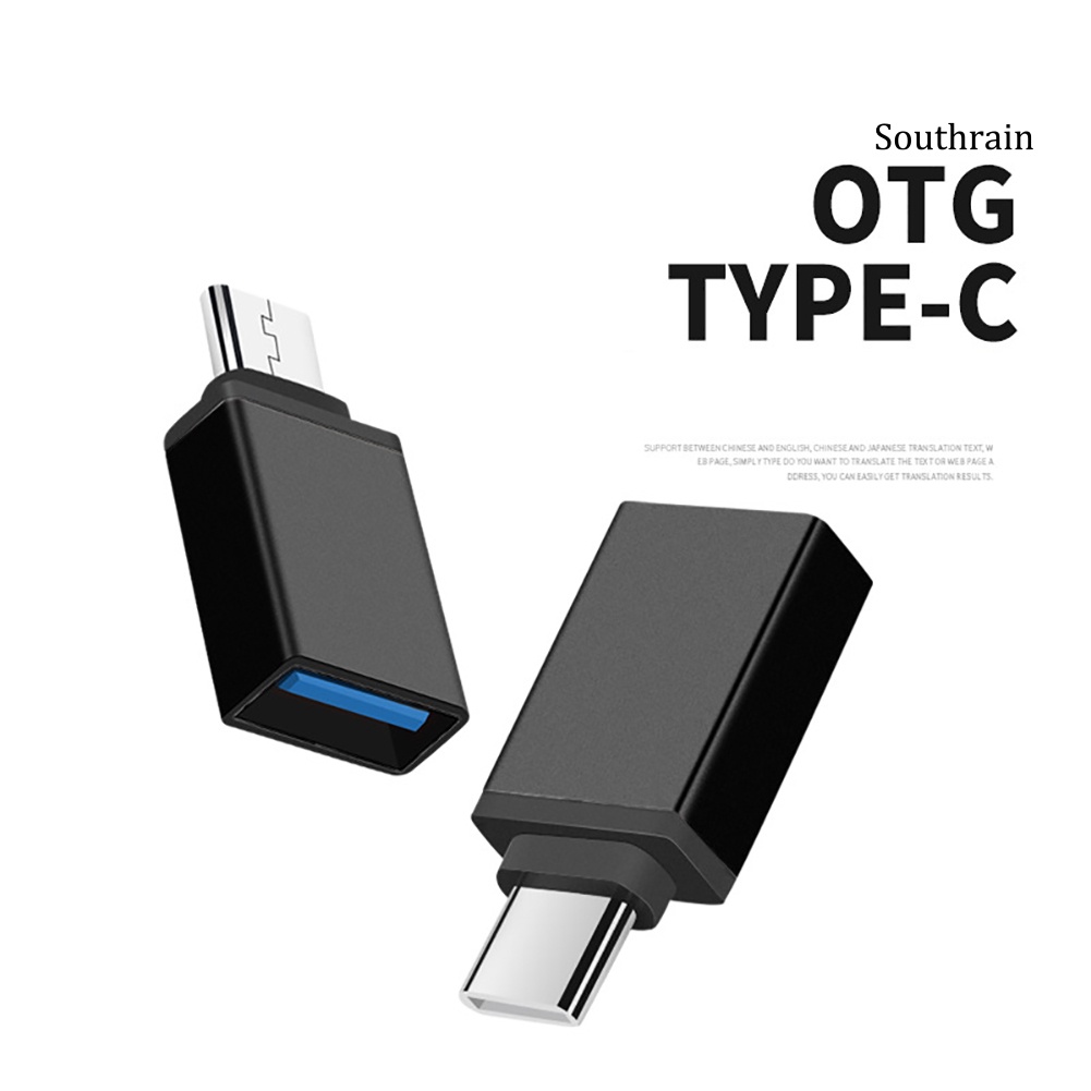 Đầu chuyển OTG Type C to USB 3.1 tốc độ cao Mini OTG Gen2 (Type-C to USB-A 3.1 Full Size, 10Gbps High speed OTG for Laptop/ Macbook/ iPad/Tablet/ Smartphone)