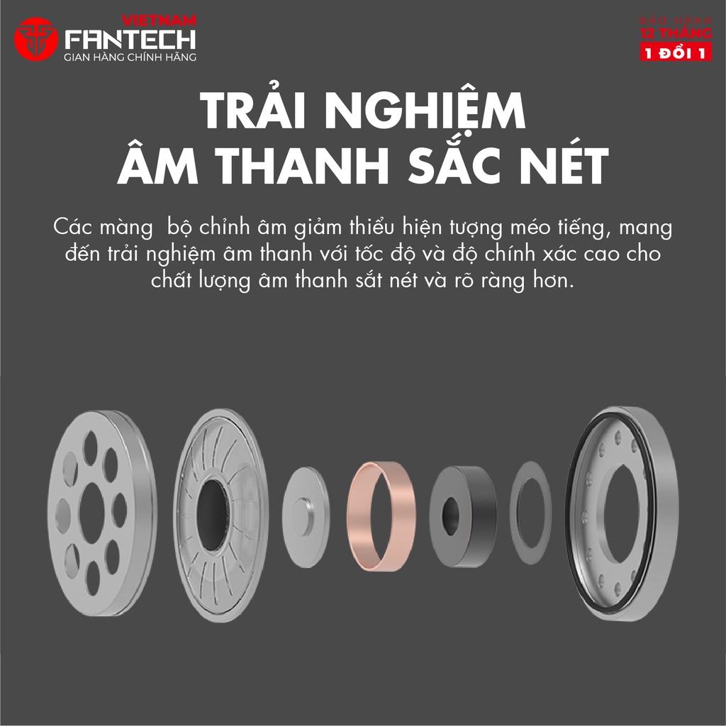 Tai Nghe Gaming Nhét Tai Hỗ Trợ Làm Việc và Học Tập Online FANTECH EG3 Có Thể Dùng Cho Cả Điện Thoại và Máy Tính - Hàng Chính Hãng