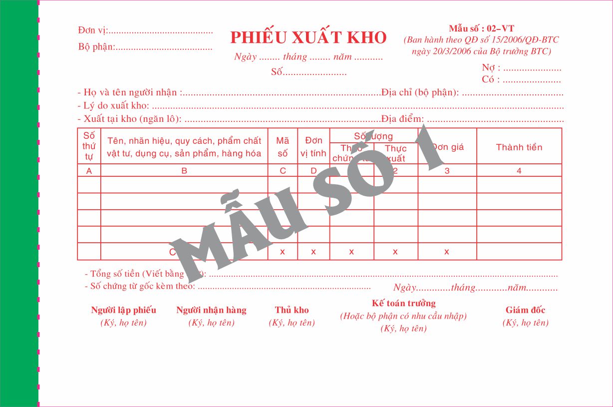 Phiếu xuất kho 1 liên-block 10-chọn mẫu in tên