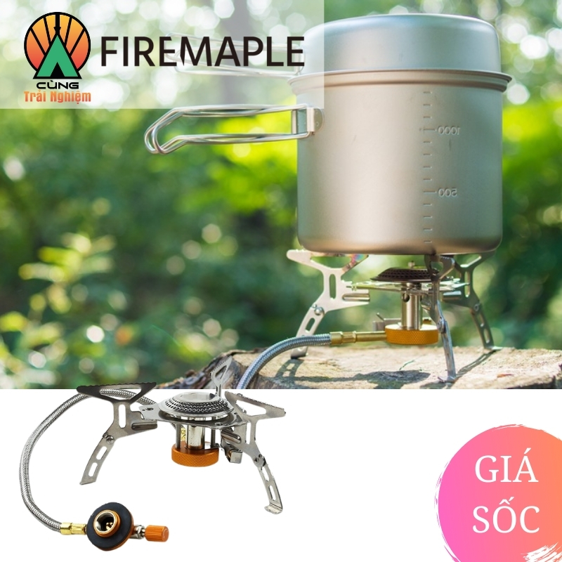 Bếp Gas Dã Ngoại Điều Áp Chuyên Dụng Fire-Maple Ngoài Trời Nhỏ Gọn Di Động FMS-105