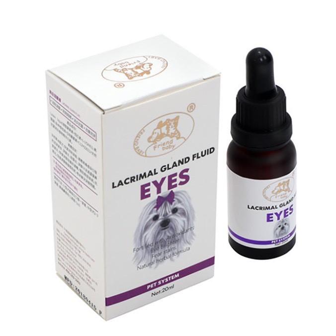 SIRO UỐNG Trị chảy nước mắt Giảm ố lông vùng mắt CHO CHÓ MÈO THÚ CƯNG Lacrimal Gland Fluid EYES Chai 20ml