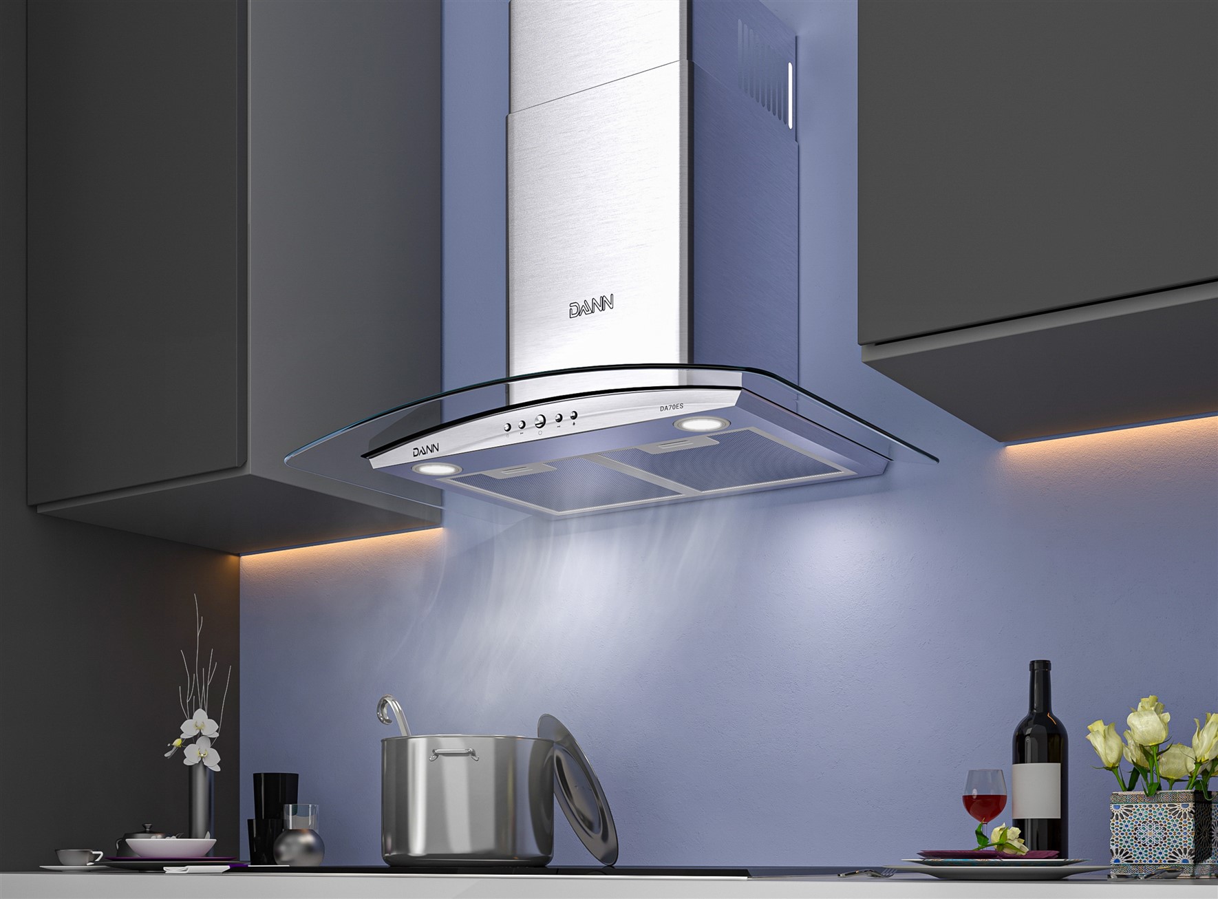 Máy hút mùi Dann DA70ES - Hàng chính hãng