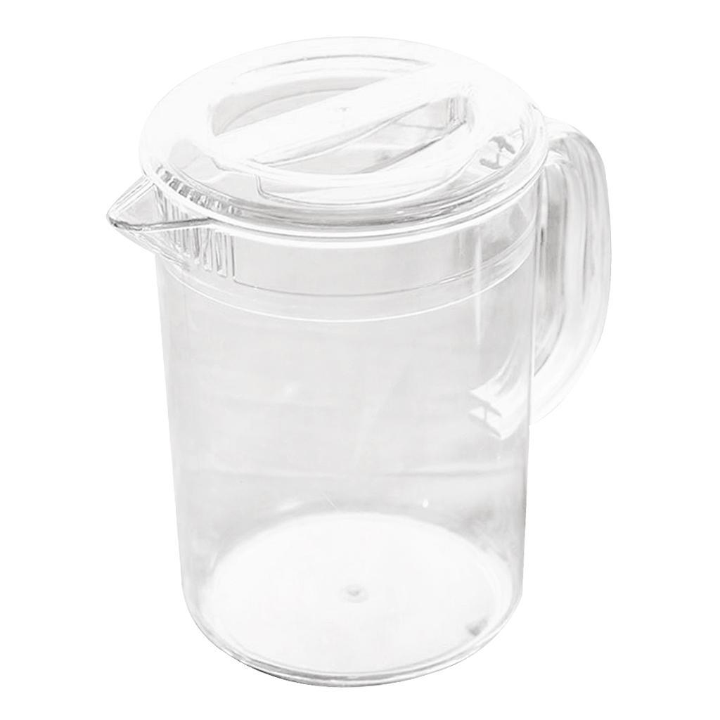 2Pack Of Acrylic Pitcher With Lid For Water, Tea, Lemonade, Milk Storage 2L