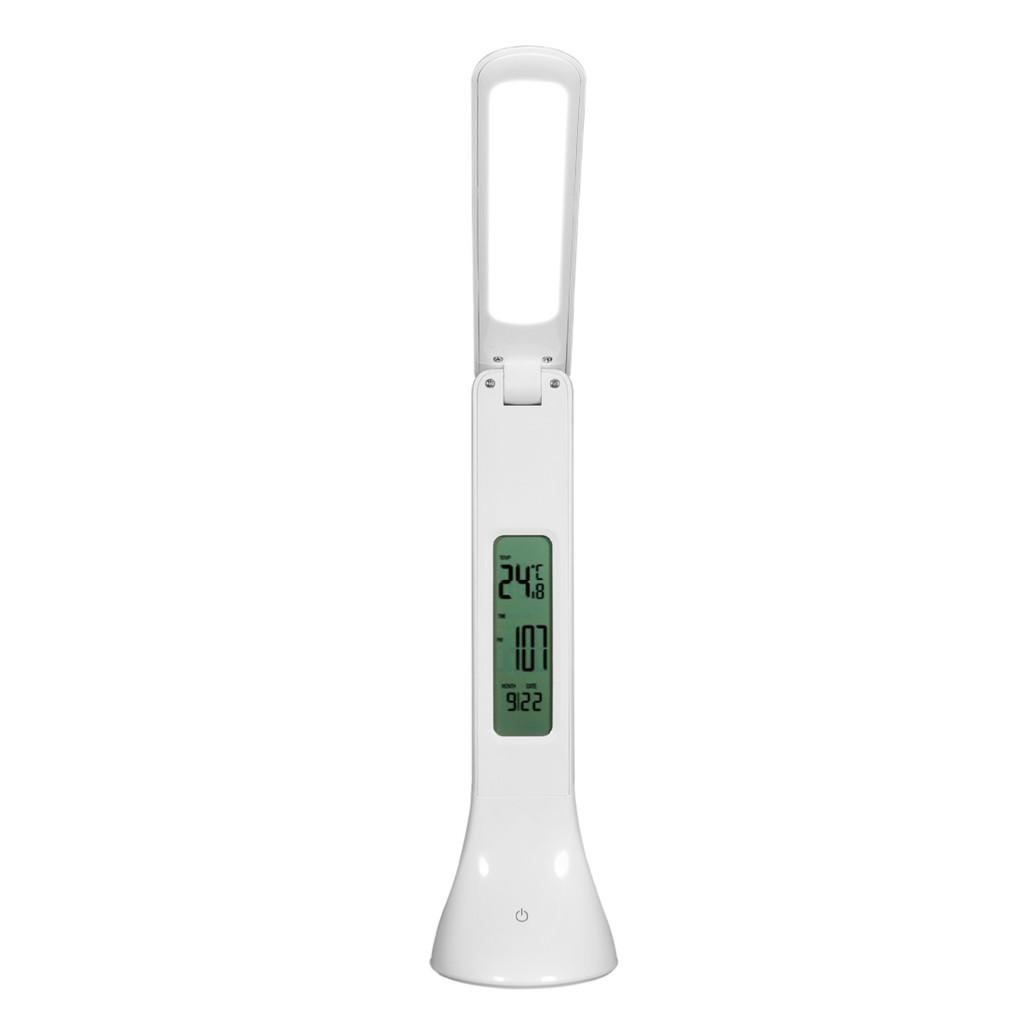 Đèn led để bàn pin sạc 600mAh đo nhiệt độ ngày giờ - ShopToro - AsiaMart