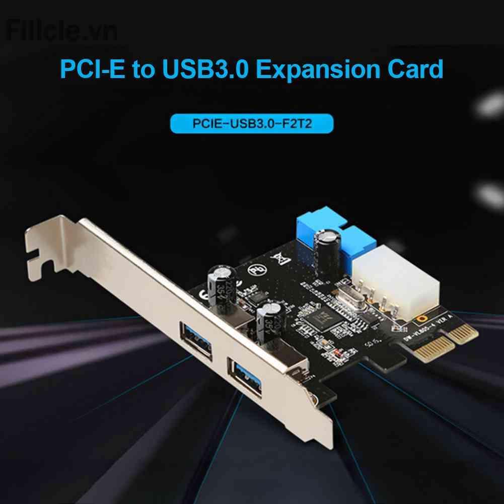 Thẻ Mở Rộng PCIE 2 Cổng USB 3.0 20Pin