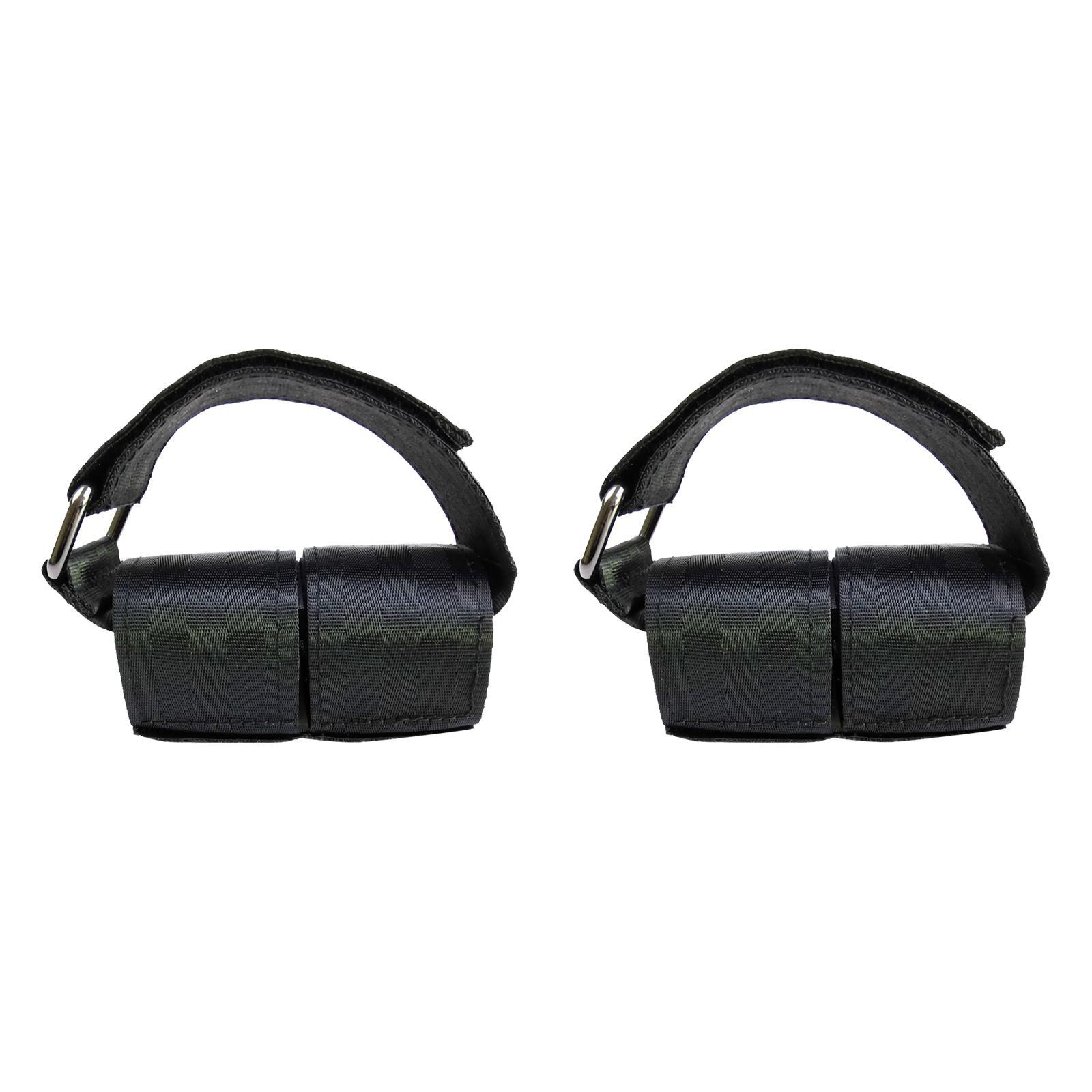 2x D Ankle Leg Extensions Adjustable for Bodybuilding Gym