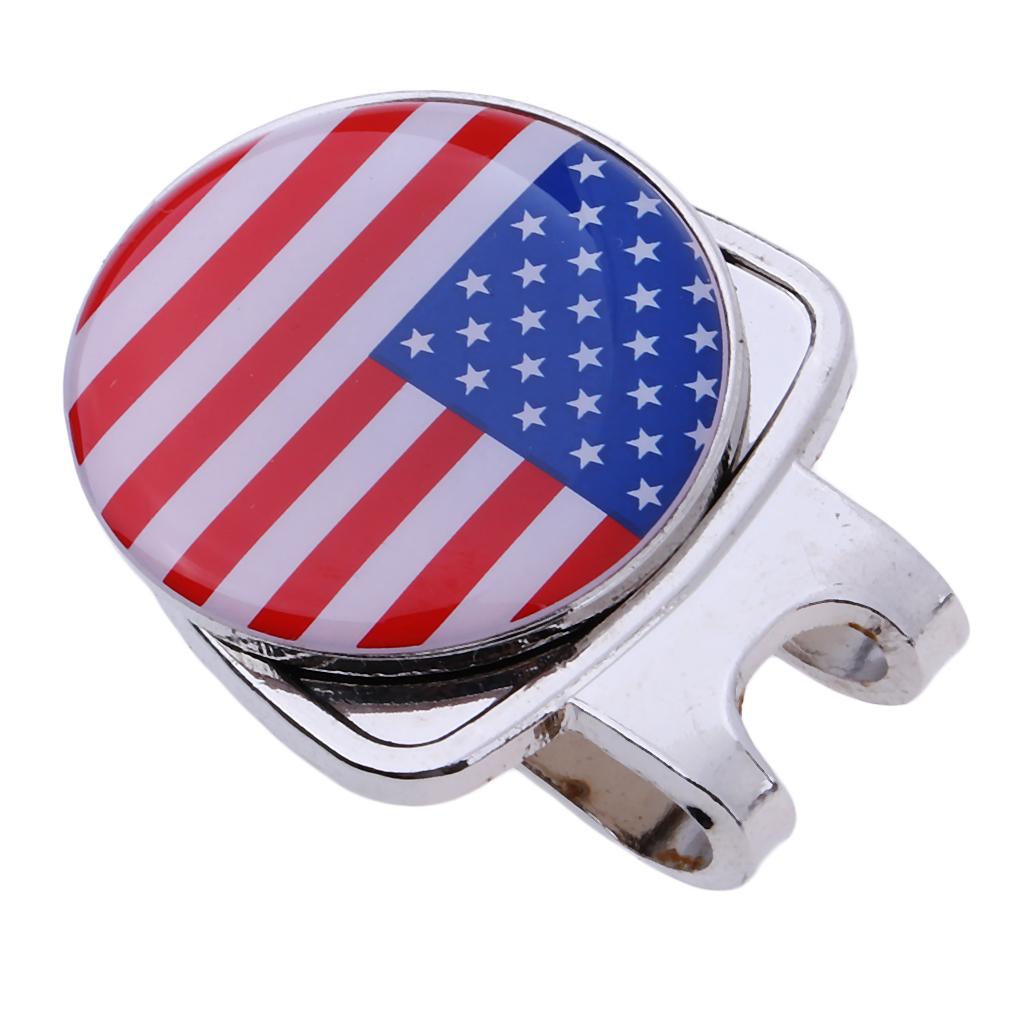 2xPortable Golf Hat Clip Ball Marker Putting Alignment Aiming Tool Golf Gift