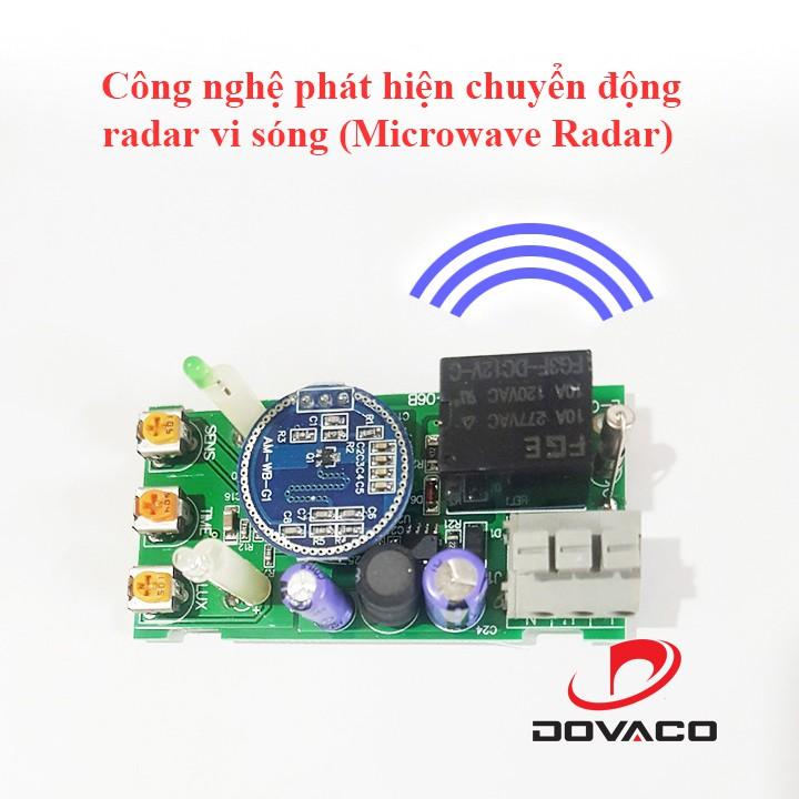 Công tắc cảm biến radar vi sóng + ánh sáng có điều chỉnh Allmay AM-RS-06