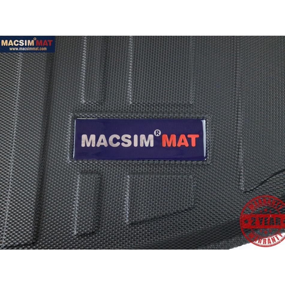 Thảm lót cốp xe ô tô LANDROVER Discovery 7 chỗ (2016-đến nay) nhãn hiệu Macsim chất liệu TPV cao cấp màu đen(184)