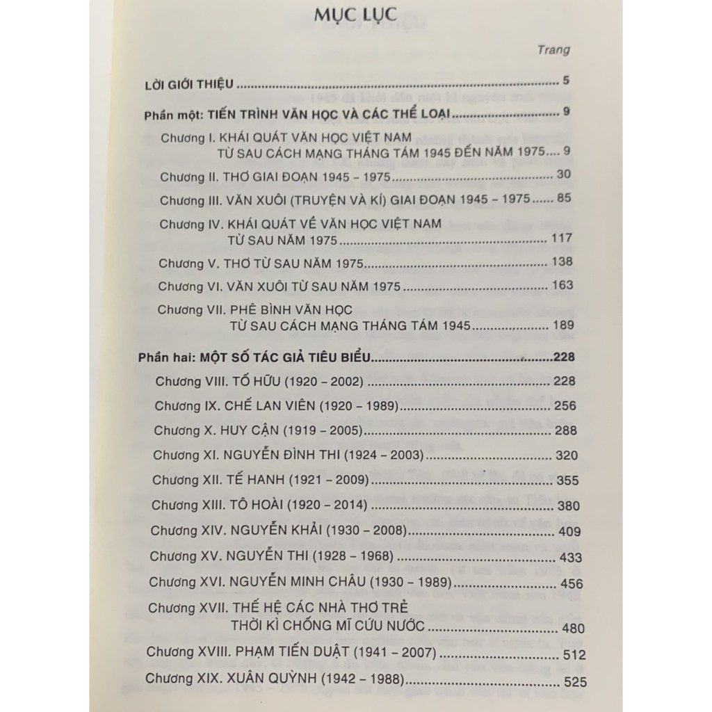 Sách - Văn học Việt Nam : Từ sau cách mạng tháng tám 1945