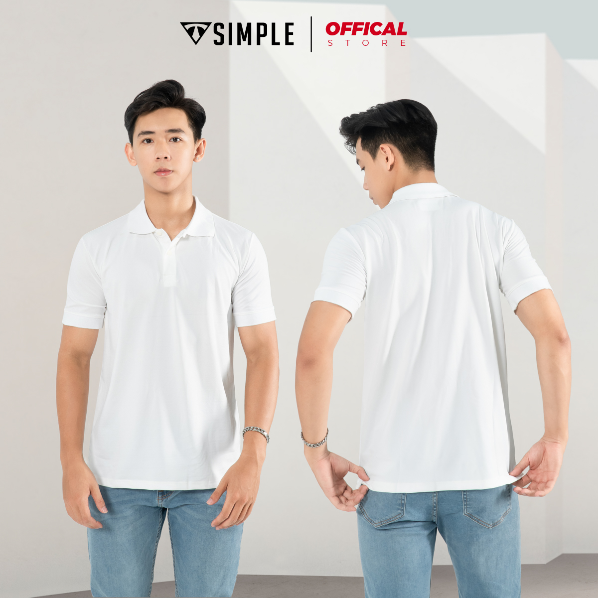 Áo Polo Nam cổ bẻ TSIMPLE thun có cổ tay lỡ vải cá sấu cotton phong cách trẻ trung, chuẩn form, nhiều màu