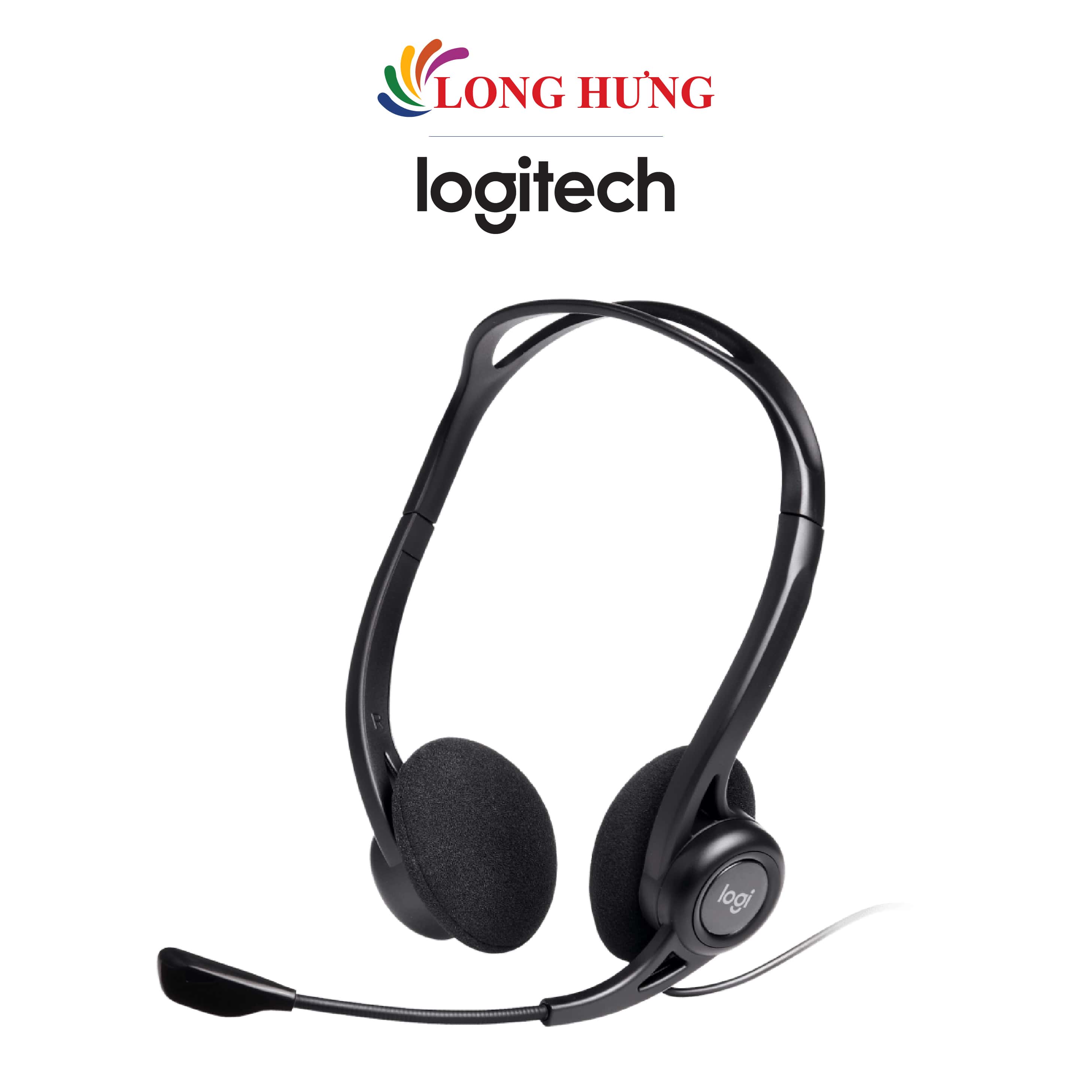 Tai nghe chụp tai có dây Logitech H370 - Hàng chính hãng