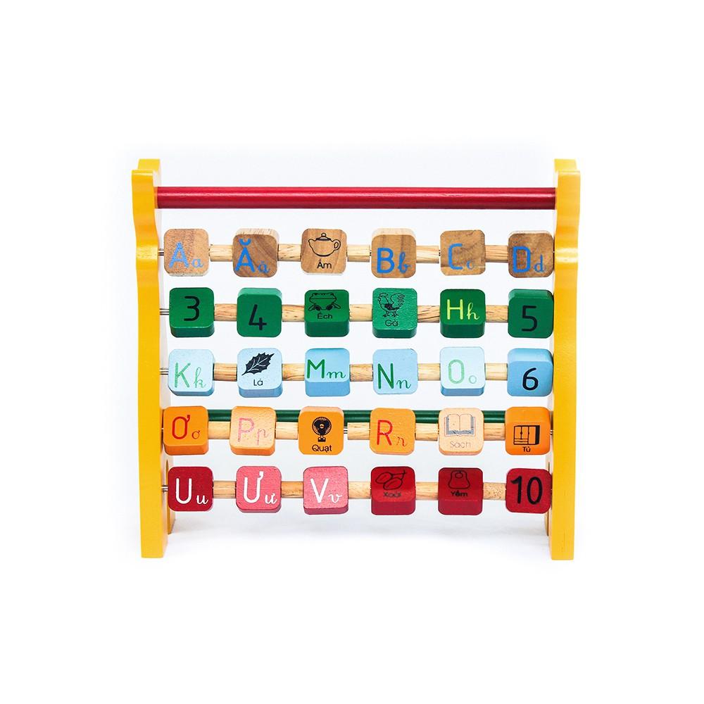 Đồ chơi gỗ Chú mèo ABC | Winwintoys 63312 | Phát triển trí não và tư duy logic | Đạt tiêu chuẩn CE và TCVN