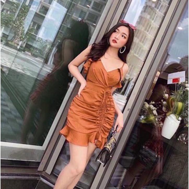 Đầm body 2 dây đuôi cá dễ thương