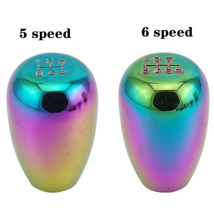 Tay Nắm Gạt Cần Số 5 / 6 Tốc Độ Bằng Nhôm Thông Dụng Cho Xe Hơi
