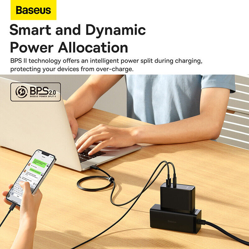 Củ Sạc Nhanh Công Suất Cao Baseus GaN5 Pro Fast Charger C+U 100W