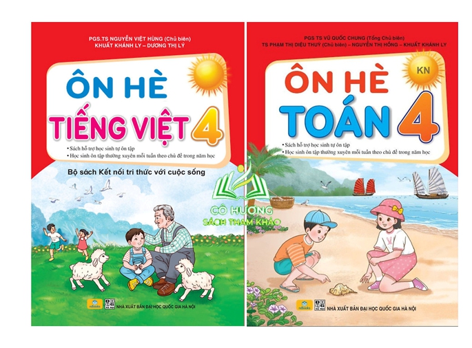 Sách - Combo Ôn Hè Toán + Tiếng Việt 4 Kết Nối