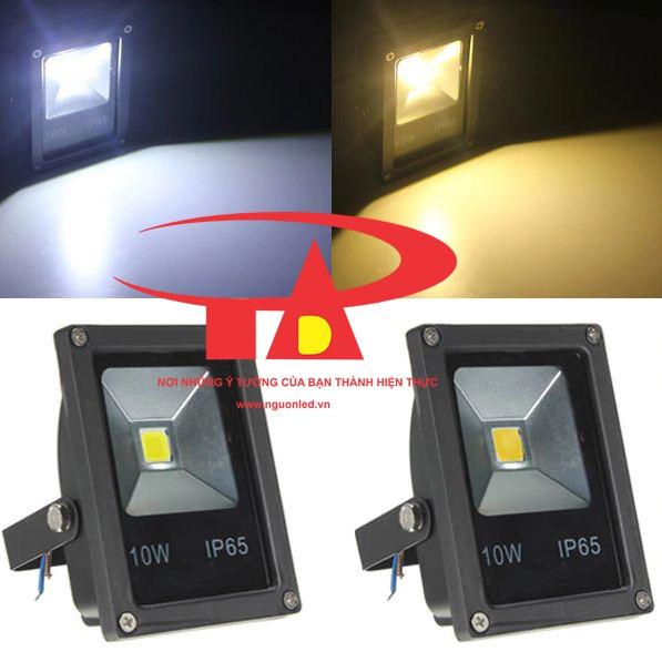 Đèn Pha Led 10W, đủ watt, siêu sáng, ánh sáng trắng, chiếu rộng, chiếu xa, vỏ dày.