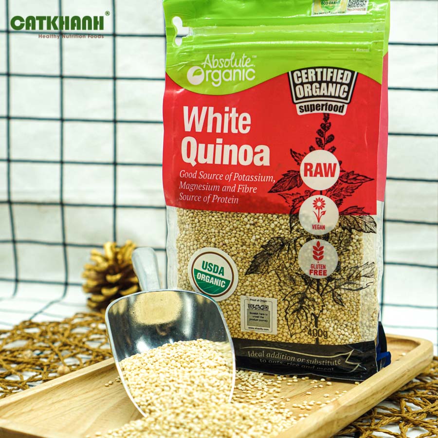 Thực Phẩm Chức Năng Hạt Diêm Mạch Trắng Absolute Organic