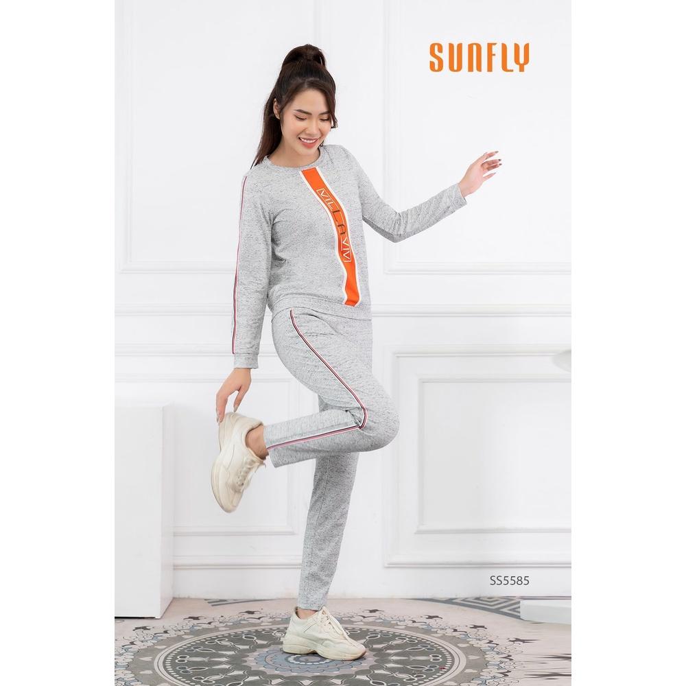 SS5585 BỘ THỂ THAO COTTON ÁO DÀI QUẦN DÀI