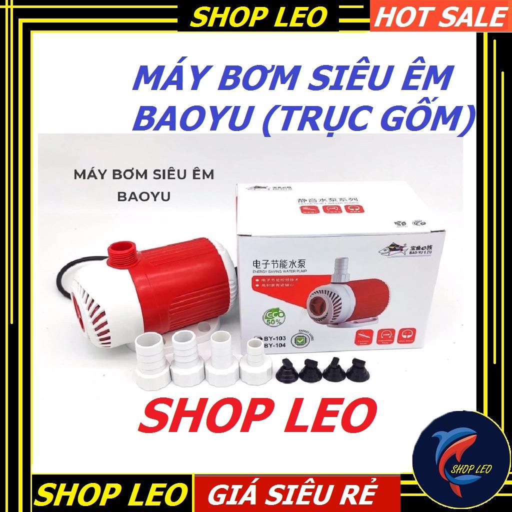 Máy Bơm BaoYu cao cấp - Bơm trục gốm siêu êm - phụ kiện bể cá - hồ thủy sinh - shopleo