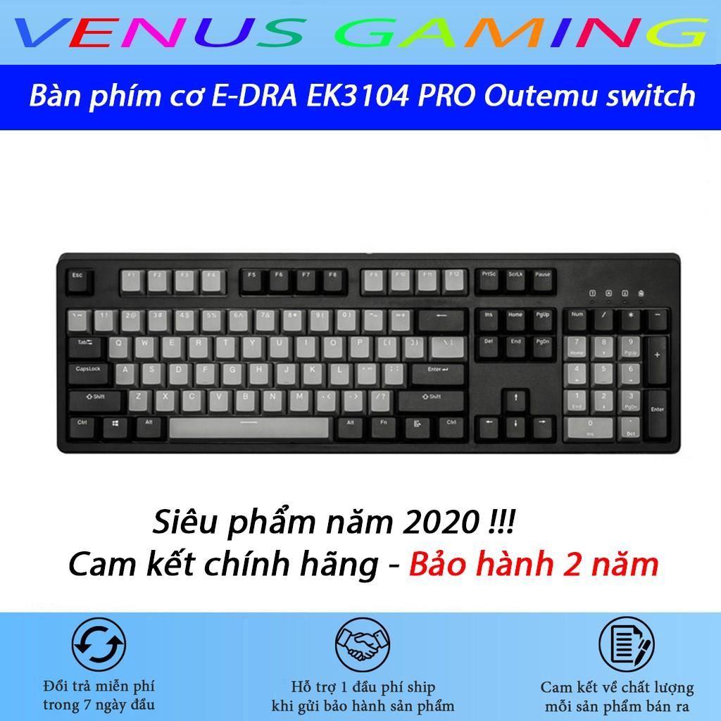 Bàn phím cơ E-DRA EK3104 PRO GATERON Switch- Hàng Chính Hãng