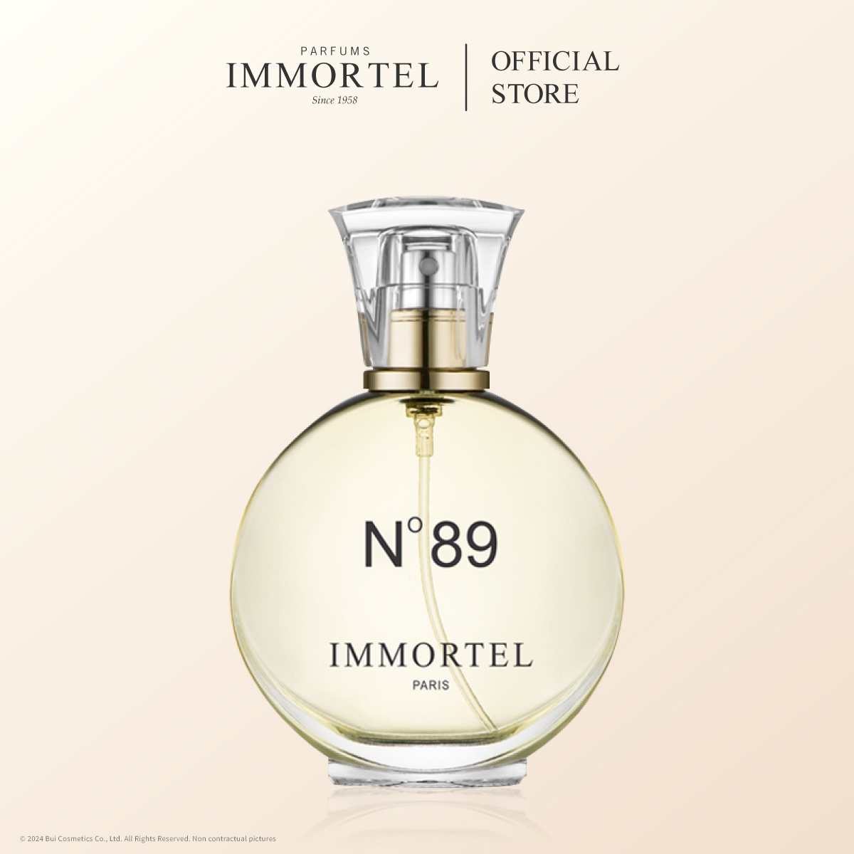 Nước Hoa Unisex IMMORTEL N°89 - Eau de Parfum 60mL Nhập Khẩu Chính Hãng Pháp