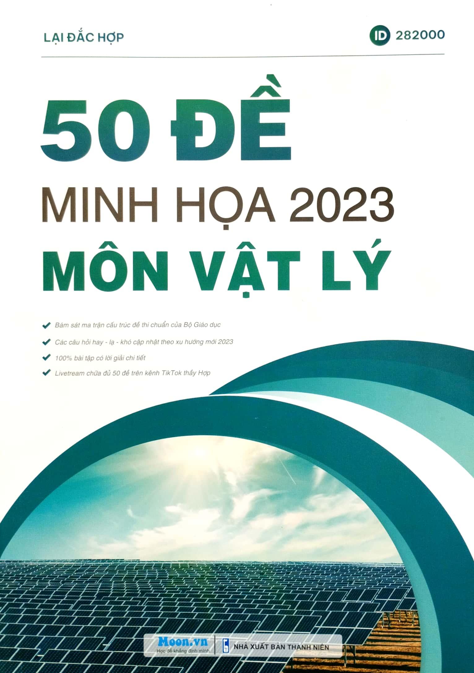 50 Đề Minh Họa 2023 - Môn Vật Lý (Tái Bản)