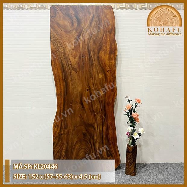 Mặt Bàn Dài Phòng Ăn Mặt Gỗ Tự Nhiên - KL20446