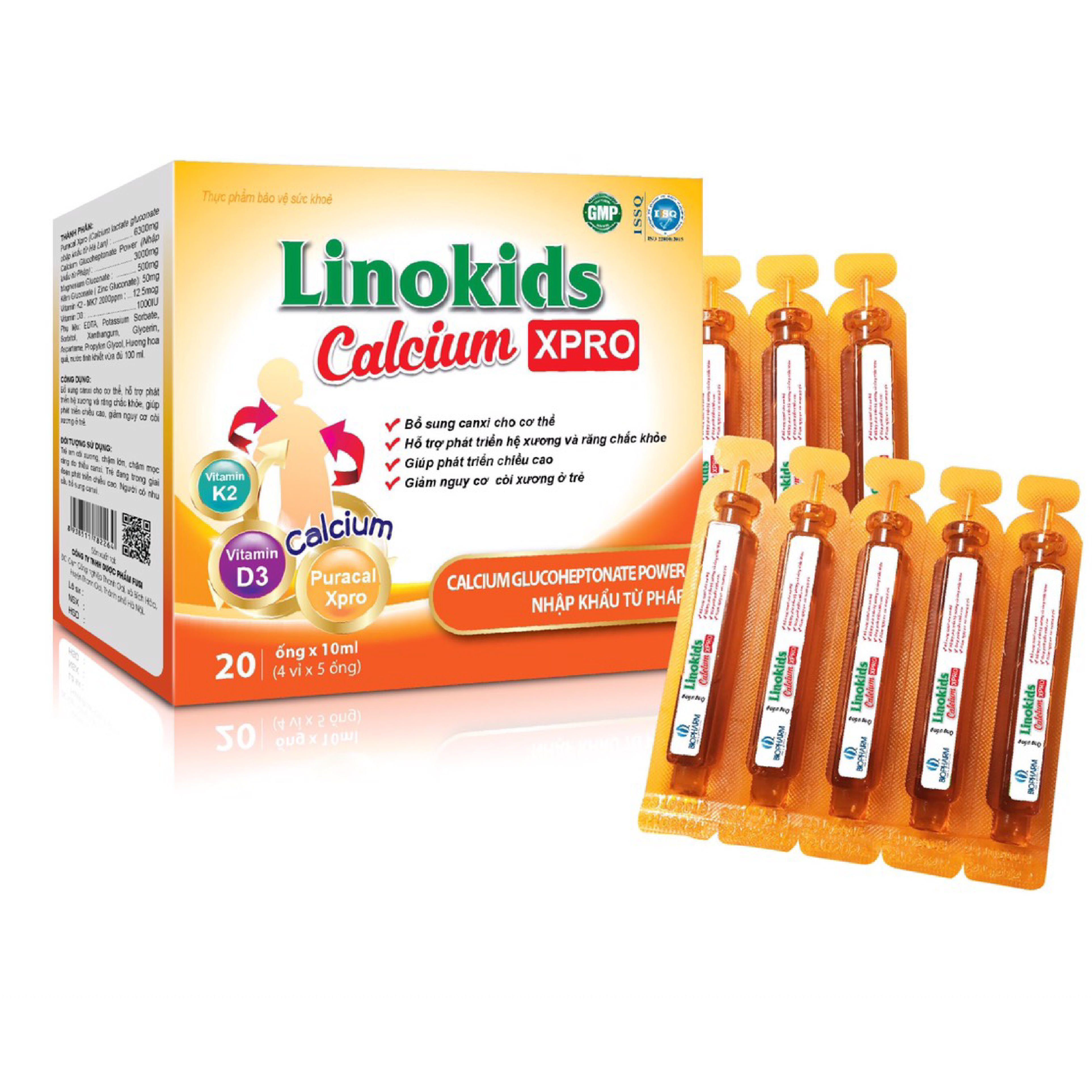 LINOKIDS CALCIUM XPRO - Thực phẩm bổ sung canxi