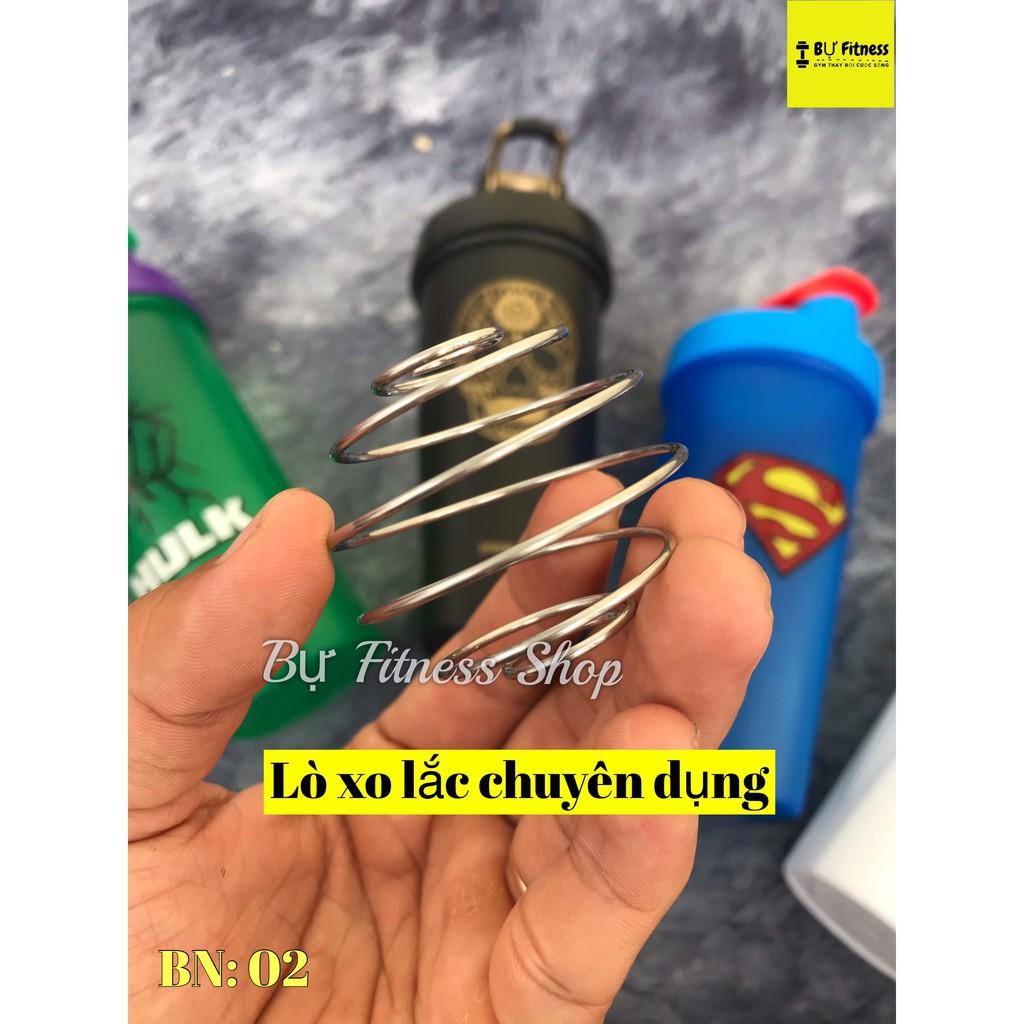 Bình lắc thể thao, bình nước shaker siêu anh hùng dung tích 750ml