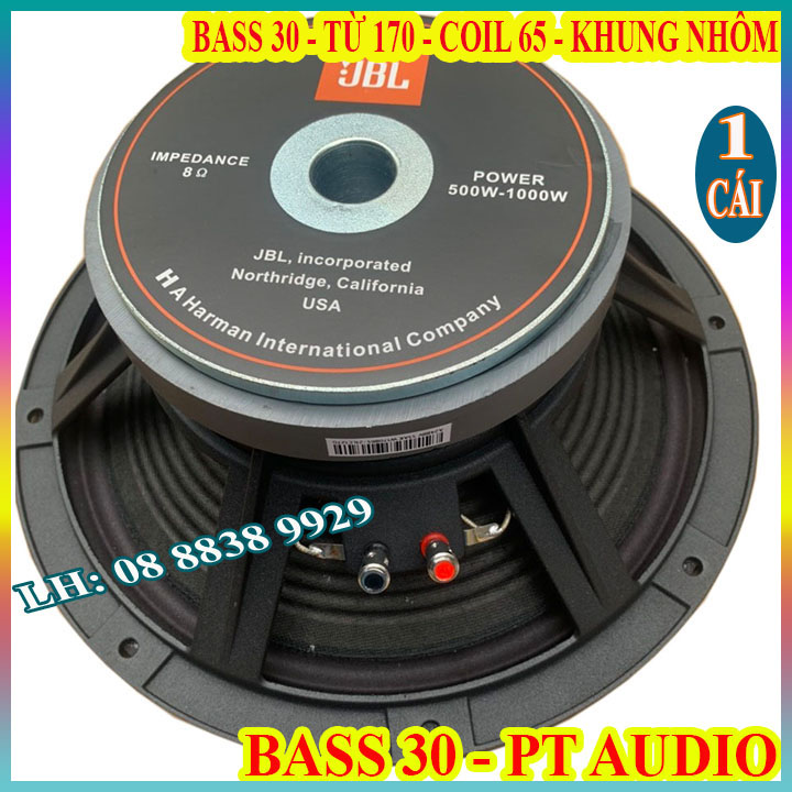 CỦ BASS 30 BL KHUNG NHÔM CÔN 65MM TỪ 170 CAO CẤP HÀNG NHẬP KHẨU- GIÁ 1 CỦ