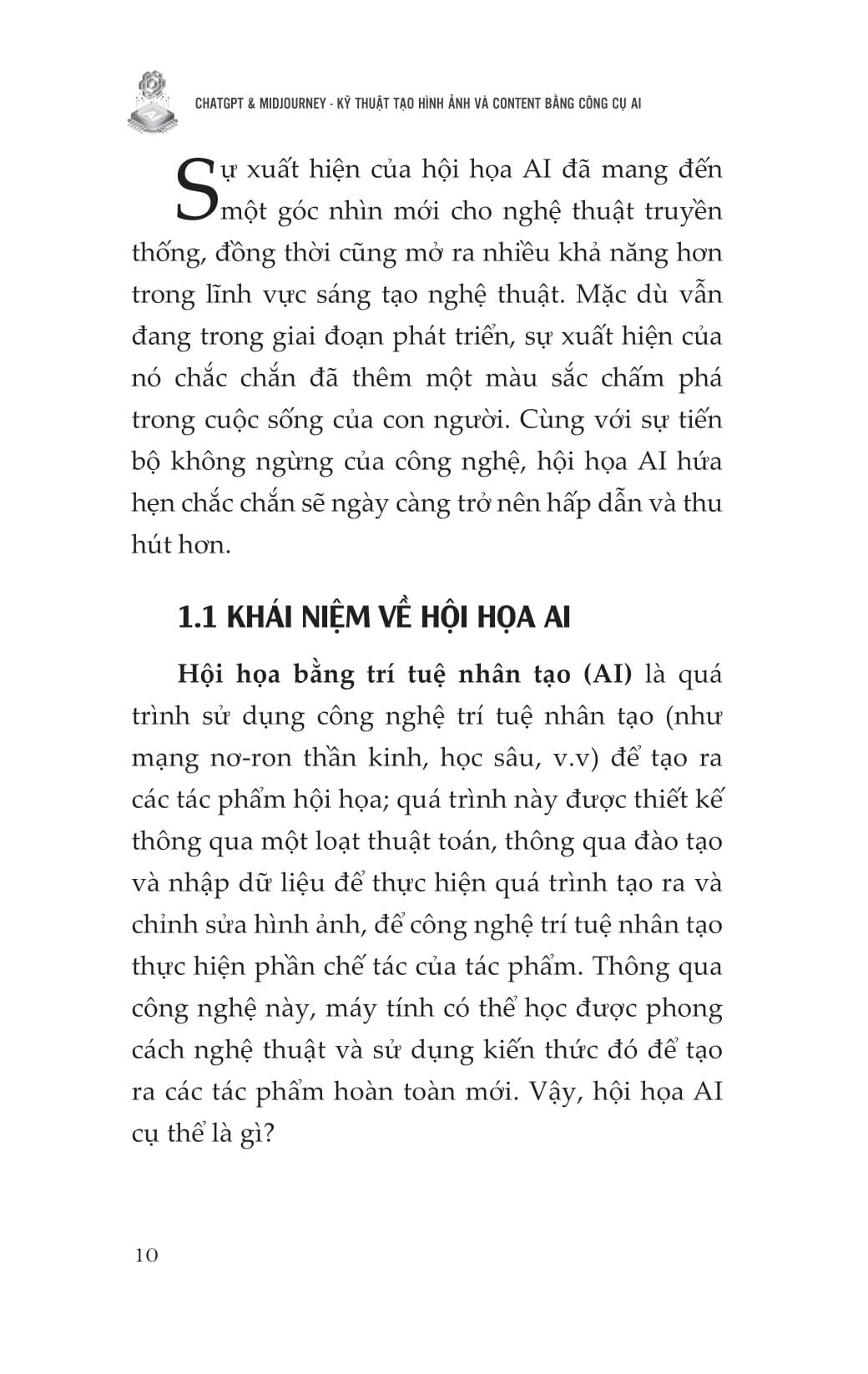 Sách - ChatGPT Và Midjourney - Kỹ Thuật Tạo Hình Ảnh Và Content Bằng Công Cụ AI