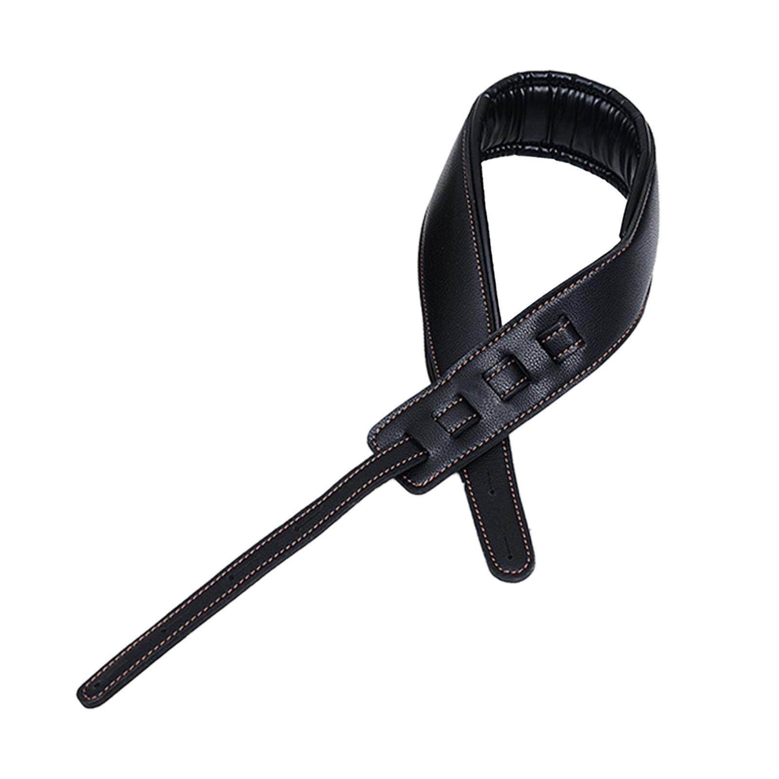 Guitar Strap Leather Soft Padded  for Acoustic Guitar Classical Guitars