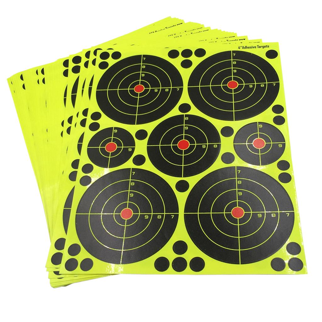 20 Pieces of Reactive Targets, Shooting Training Practice Target Stickers