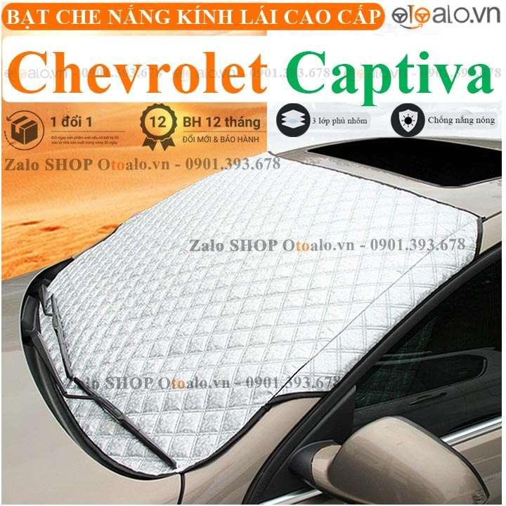 Tấm che chắn nắng nóng kính lái xe ô tô Chevrolet Captiva 3 Lớp Cao Cấp - OTOALO